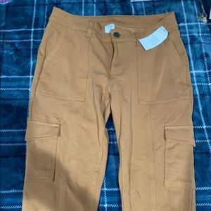BNWT Time and Tru Sand/Tan/Khaki Cargo Pants SIZE 8